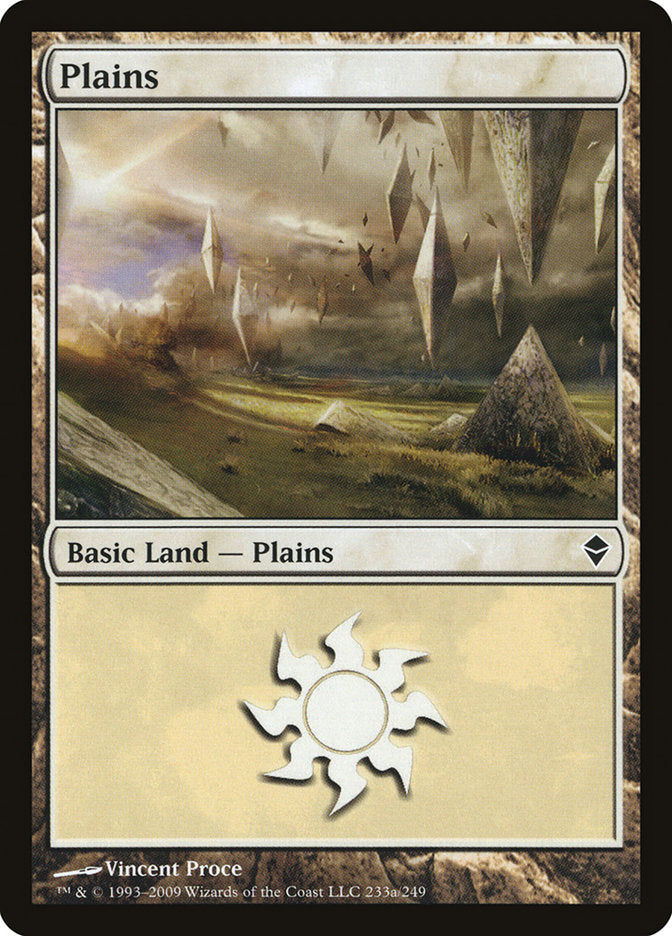 Plains (233a) [Zendikar] | PLUS EV GAMES 