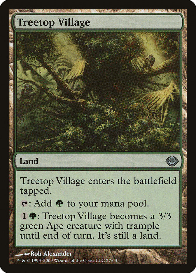 Treetop Village [Duel Decks: Garruk vs. Liliana] | PLUS EV GAMES 