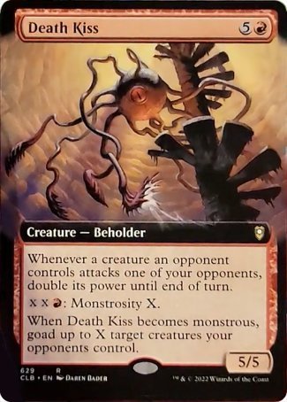 Death Kiss (Extended Art) [Commander Legends: Battle for Baldur's Gate] | PLUS EV GAMES 