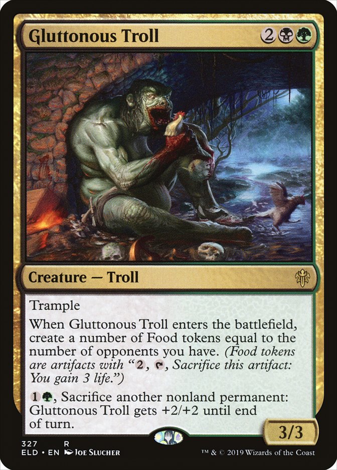Gluttonous Troll [Throne of Eldraine] | PLUS EV GAMES 