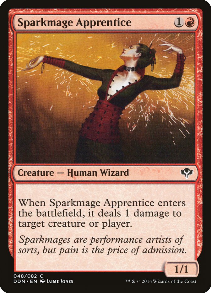 Sparkmage Apprentice [Duel Decks: Speed vs. Cunning] | PLUS EV GAMES 