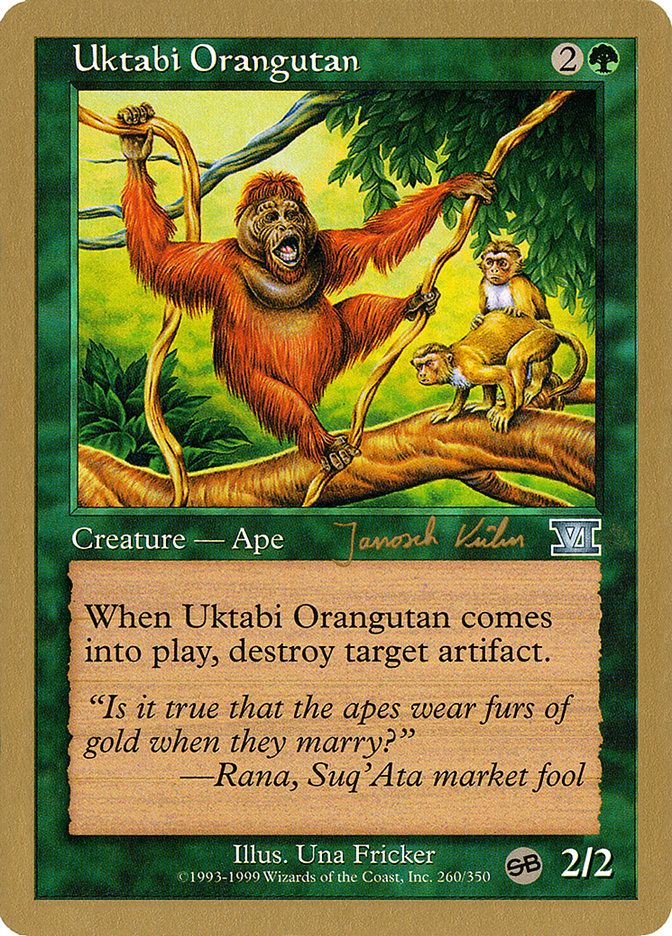 Uktabi Orangutan (Janosch Kuhn) (SB) [World Championship Decks 2000] | PLUS EV GAMES 