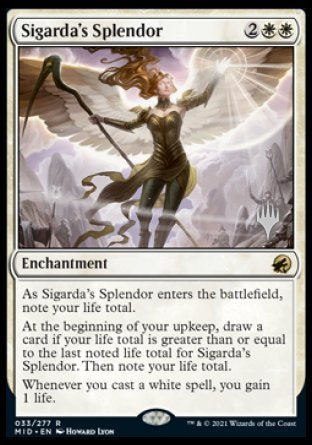 Sigarda's Splendor (Promo Pack) [Innistrad: Midnight Hunt Promos] | PLUS EV GAMES 