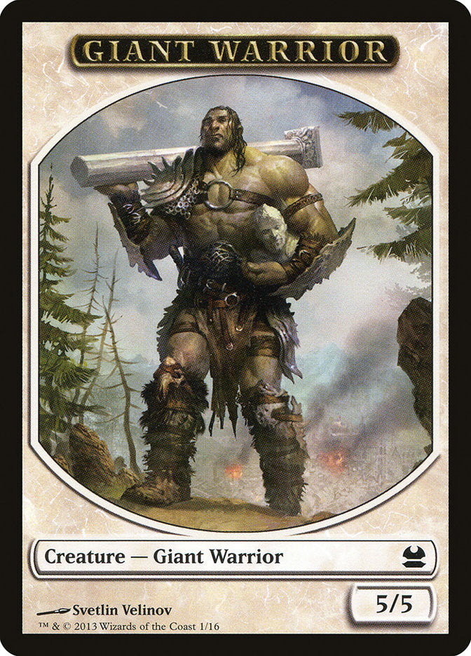 Giant Warrior [Modern Masters Tokens] | PLUS EV GAMES 