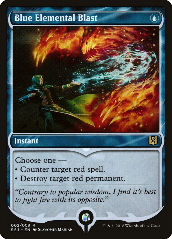 Blue Elemental Blast [Signature Spellbook: Jace] | PLUS EV GAMES 