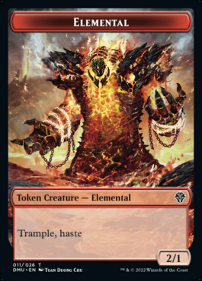 Elemental Token [Dominaria United Tokens] | PLUS EV GAMES 