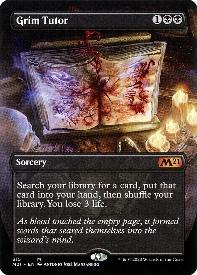 Grim Tutor (Extended) [Core Set 2021] | PLUS EV GAMES 