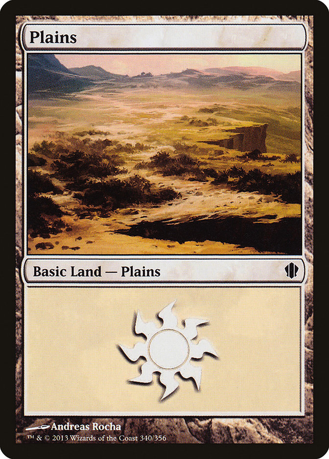 Plains (340) [Commander 2013] | PLUS EV GAMES 