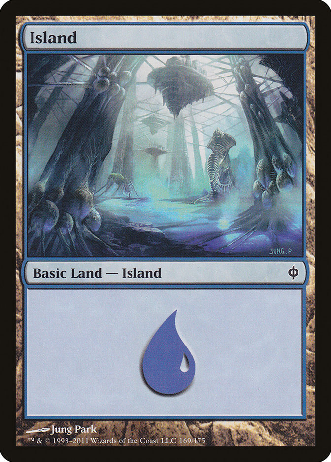 Island (169) [New Phyrexia] | PLUS EV GAMES 