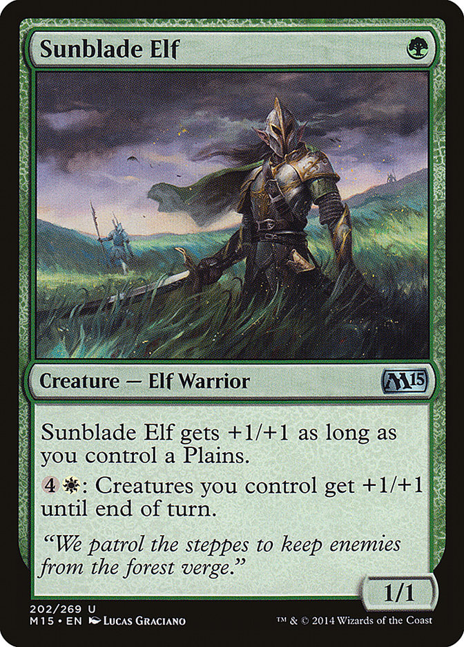 Sunblade Elf [Magic 2015] | PLUS EV GAMES 