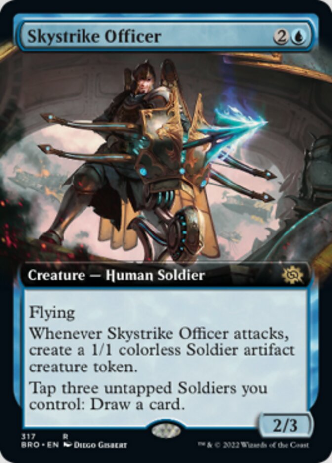 Skystrike Officer (Extended Art) [The Brothers' War] | PLUS EV GAMES 