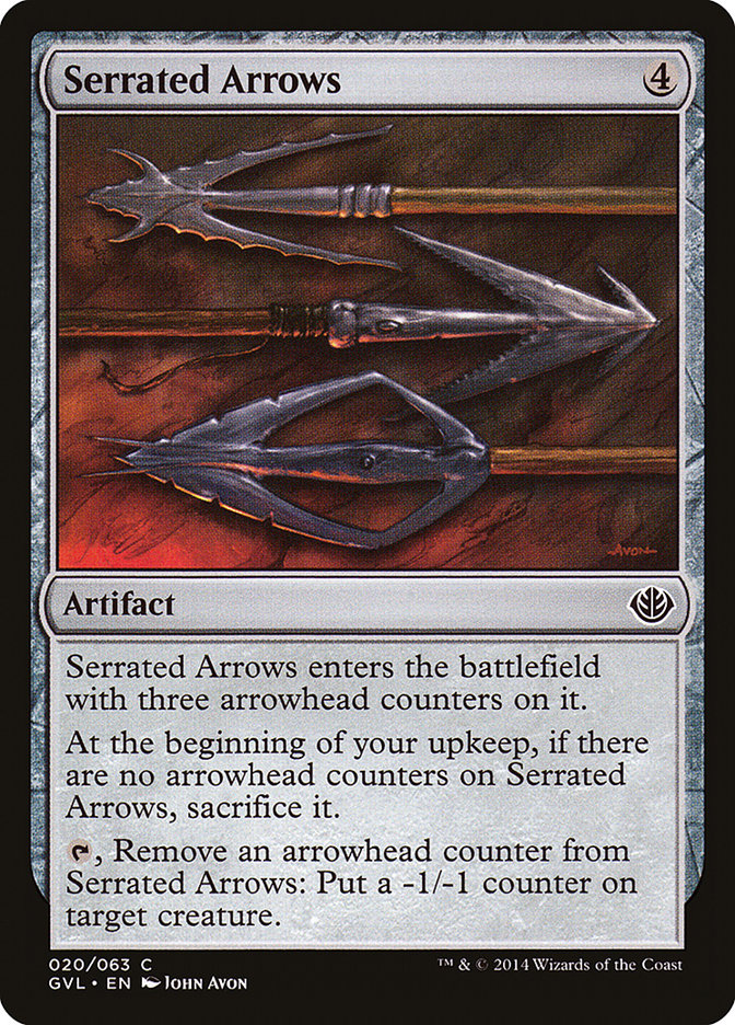 Serrated Arrows (Garruk vs. Liliana) [Duel Decks Anthology] | PLUS EV GAMES 