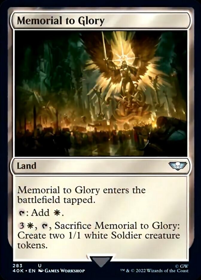 Memorial to Glory [Universes Beyond: Warhammer 40,000] | PLUS EV GAMES 