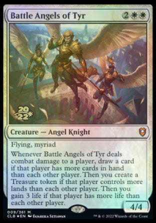 Battle Angels of Tyr [Commander Legends: Battle for Baldur's Gate Prerelease Promos] | PLUS EV GAMES 