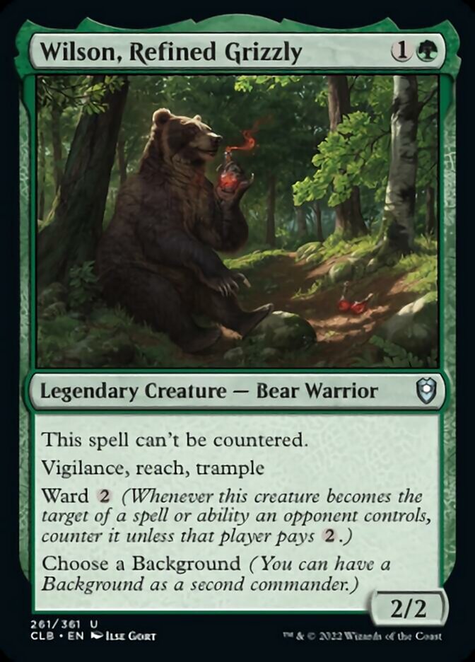 Wilson, Refined Grizzly [Commander Legends: Battle for Baldur's Gate] | PLUS EV GAMES 