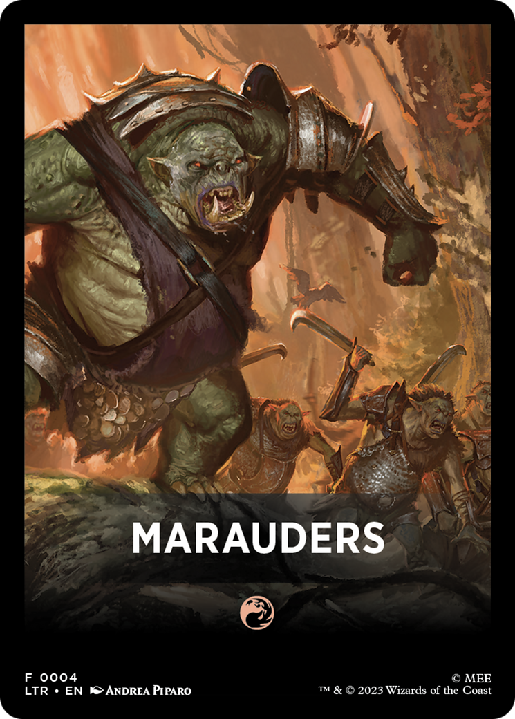 Marauders Theme Card [The Lord of the Rings: Tales of Middle-Earth Tokens] | PLUS EV GAMES 