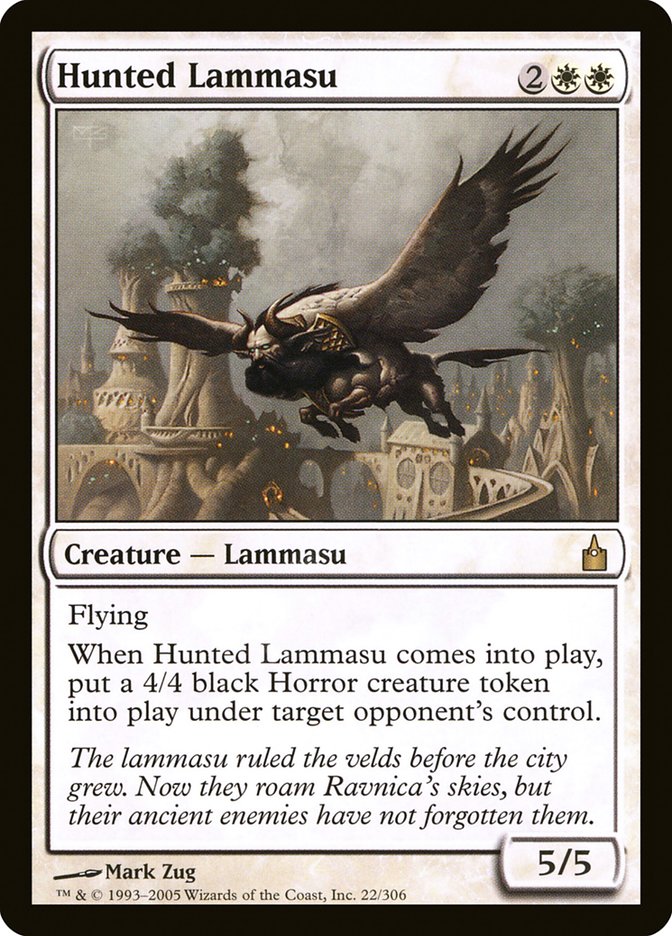 Hunted Lammasu [Ravnica: City of Guilds] | PLUS EV GAMES 