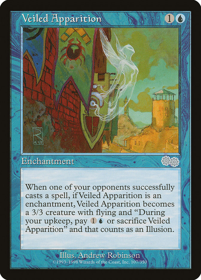 Veiled Apparition [Urza's Saga] | PLUS EV GAMES 