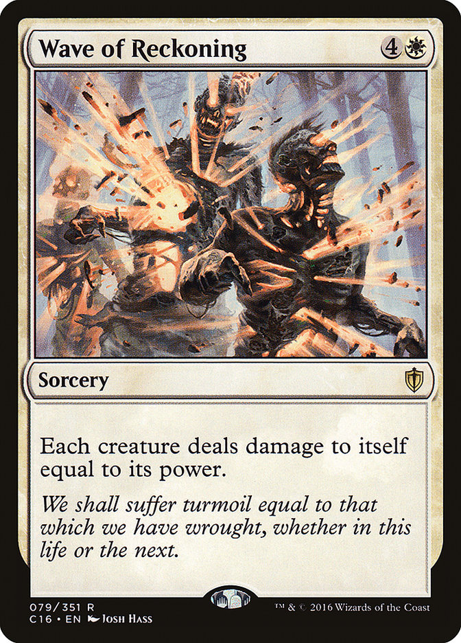 Wave of Reckoning [Commander 2016] | PLUS EV GAMES 