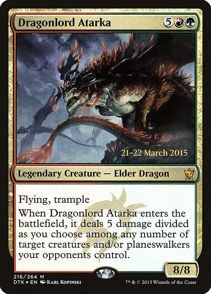 Dragonlord Atarka  [Dragons of Tarkir Prerelease Promos] | PLUS EV GAMES 