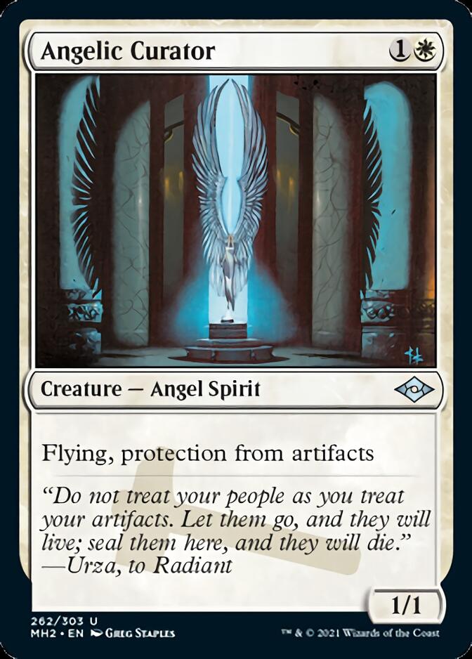 Angelic Curator (Foil Etched) [Modern Horizons 2] | PLUS EV GAMES 