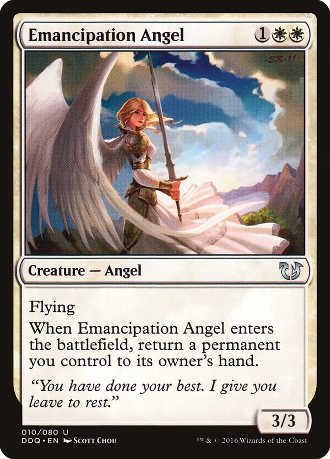 Emancipation Angel [Duel Decks: Blessed vs. Cursed] | PLUS EV GAMES 