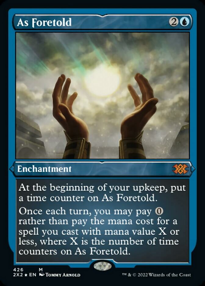 As Foretold (Foil Etched) [Double Masters 2022] | PLUS EV GAMES 