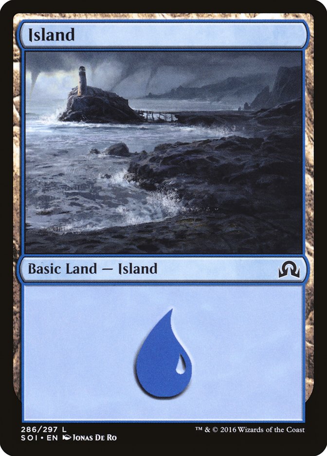 Island (286) [Shadows over Innistrad] | PLUS EV GAMES 