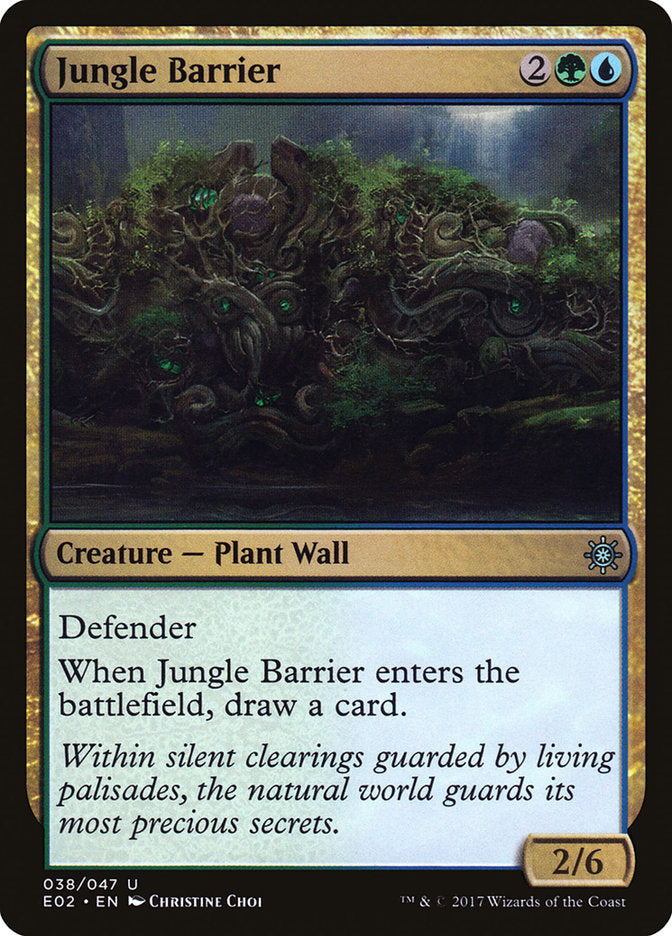 Jungle Barrier [Explorers of Ixalan] | PLUS EV GAMES 