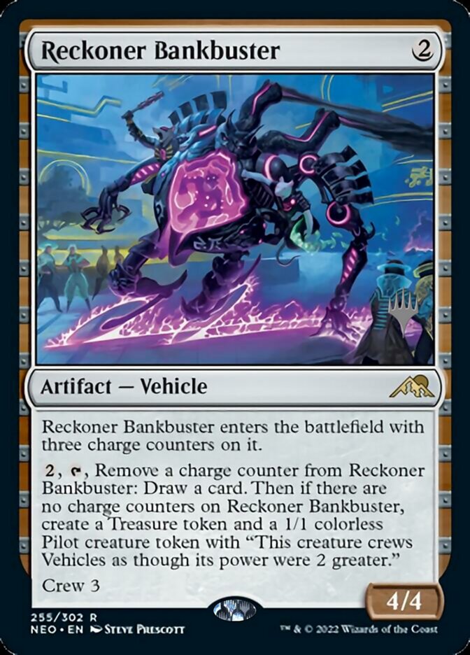 Reckoner Bankbuster (Promo Pack) [Kamigawa: Neon Dynasty Promos] | PLUS EV GAMES 