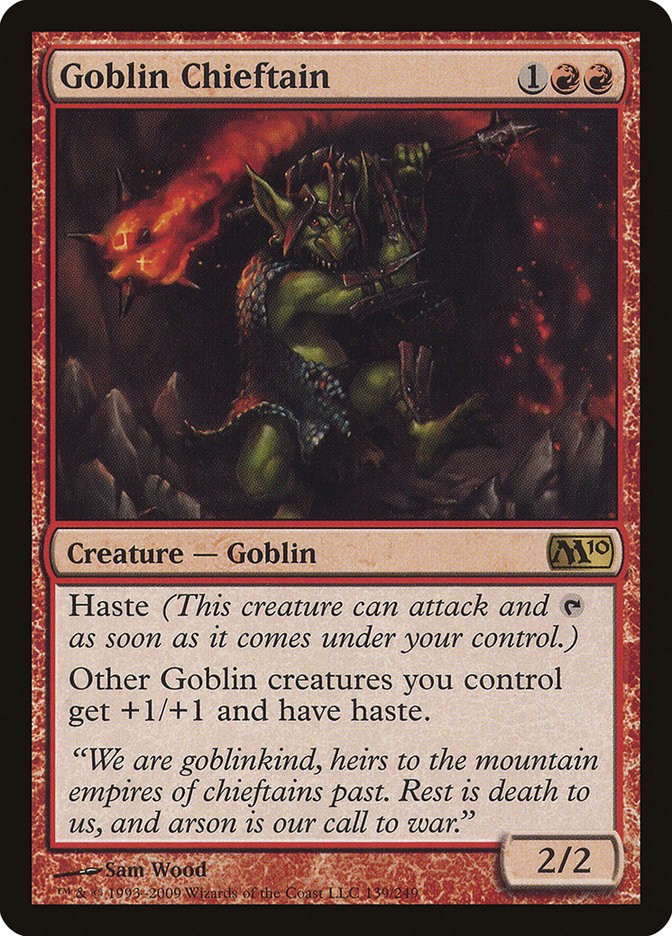 Goblin Chieftain [Magic 2010] | PLUS EV GAMES 