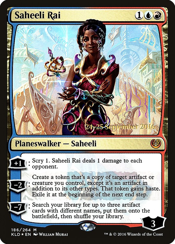 Saheeli Rai  [Kaladesh Prerelease Promos] | PLUS EV GAMES 