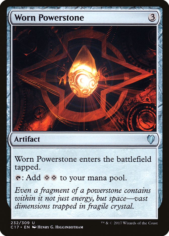 Worn Powerstone [Commander 2017] | PLUS EV GAMES 