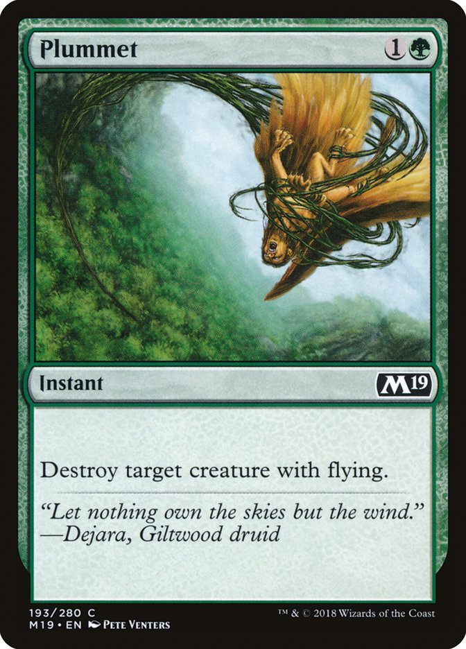 Plummet [Core Set 2019] | PLUS EV GAMES 