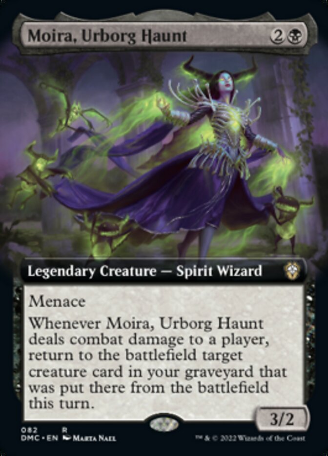 Moira, Urborg Haunt (Extended Art) [Dominaria United Commander] | PLUS EV GAMES 