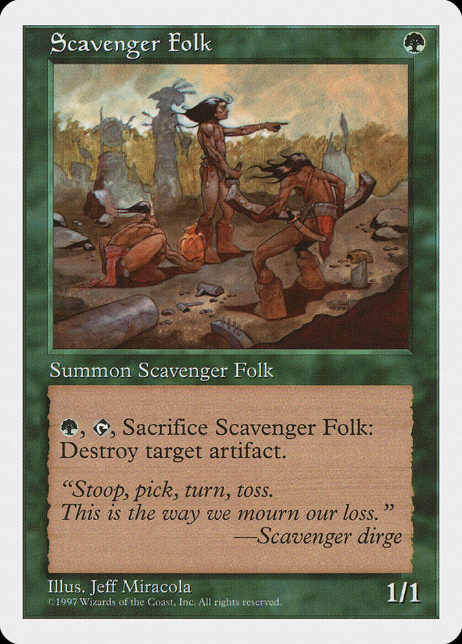 Scavenger Folk [Fifth Edition] | PLUS EV GAMES 