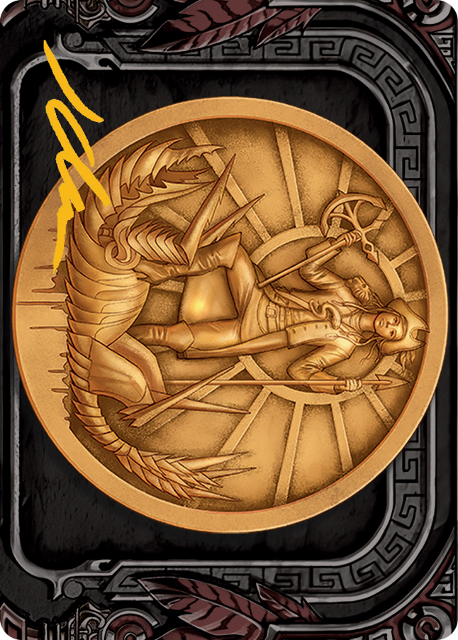 Captain Lannery Storm Art Card (Gold-Stamped Signature) [March of the Machine Art Series] | PLUS EV GAMES 