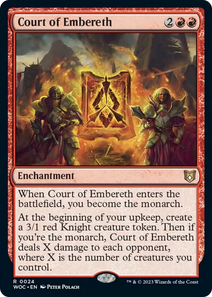 Court of Embereth [Wilds of Eldraine Commander] | PLUS EV GAMES 