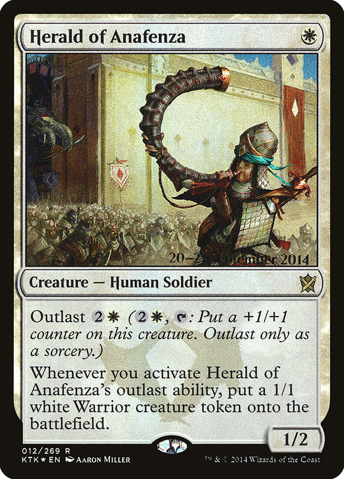 Herald of Anafenza  [Khans of Tarkir Prerelease Promos] | PLUS EV GAMES 