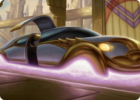 Mysterious Limousine Art Card [Streets of New Capenna Art Series] | PLUS EV GAMES 