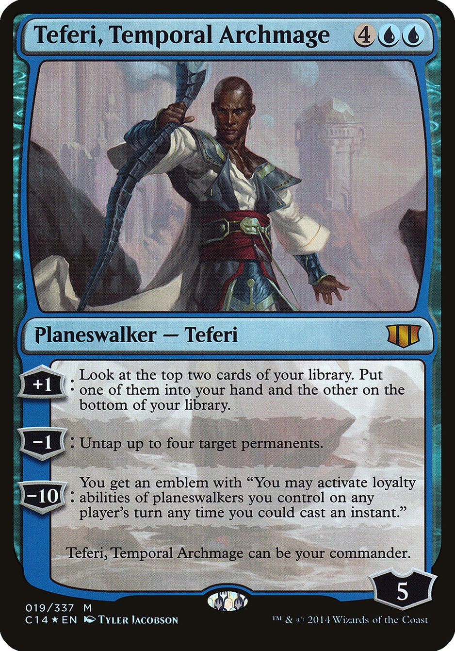 Teferi, Temporal Archmage (Oversized) [Commander 2014 Oversized] | PLUS EV GAMES 