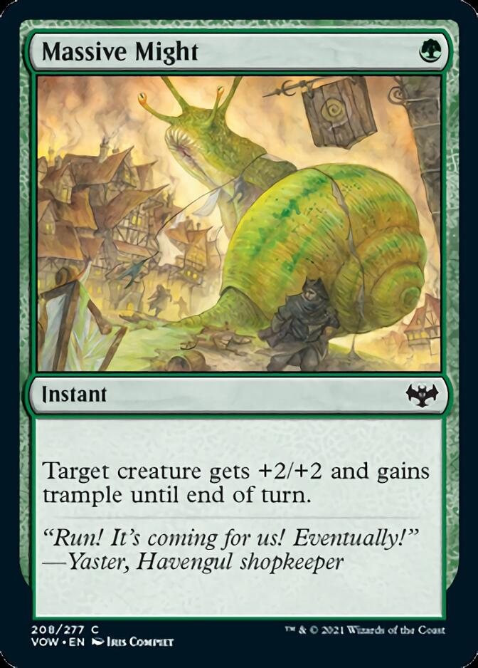 Massive Might [Innistrad: Crimson Vow] | PLUS EV GAMES 