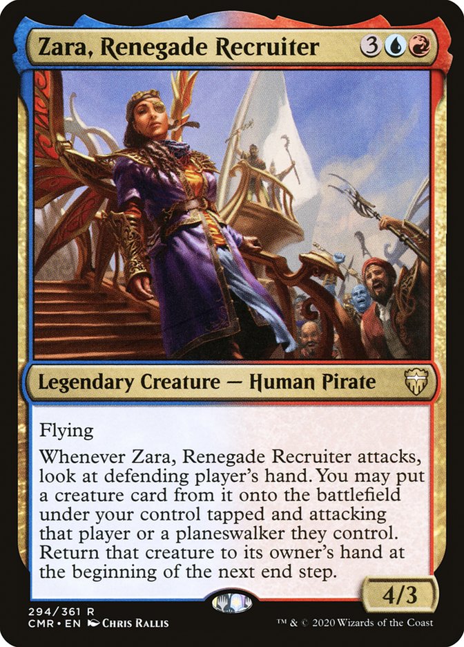 Zara, Renegade Recruiter [Commander Legends] | PLUS EV GAMES 