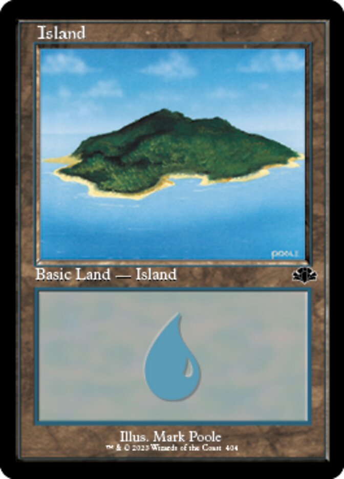 Island (404) (Retro) [Dominaria Remastered] | PLUS EV GAMES 