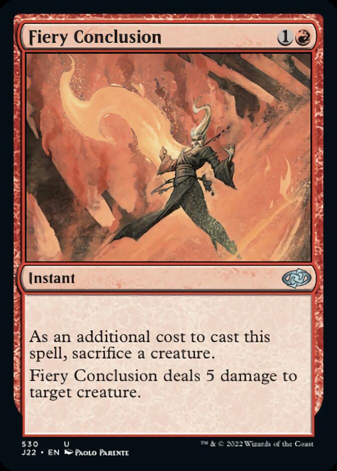 Fiery Conclusion [Jumpstart 2022] | PLUS EV GAMES 