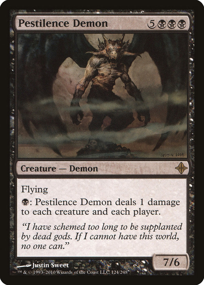 Pestilence Demon [Rise of the Eldrazi] | PLUS EV GAMES 