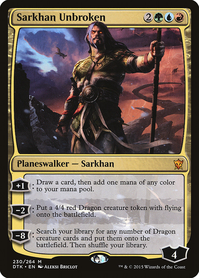 Sarkhan Unbroken [Dragons of Tarkir] | PLUS EV GAMES 