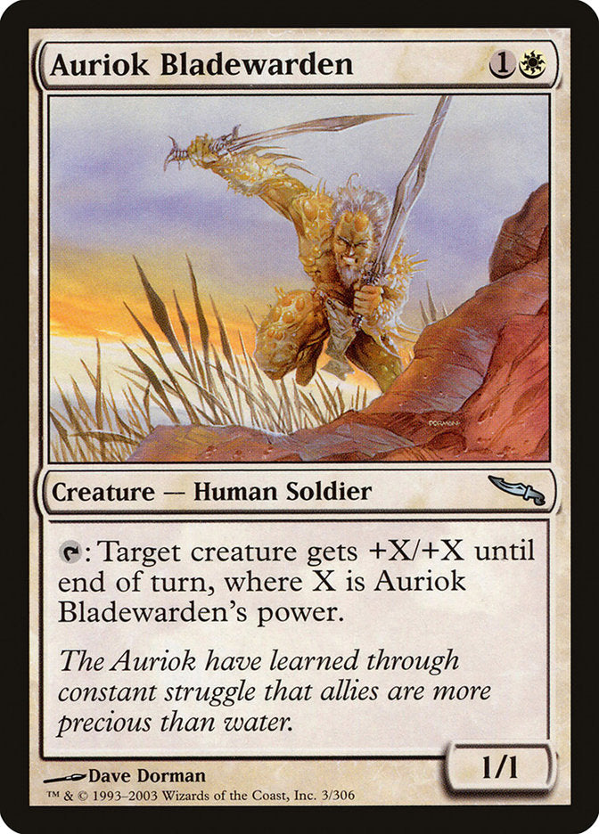 Auriok Bladewarden [Mirrodin] | PLUS EV GAMES 