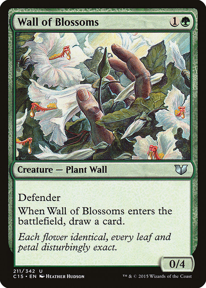 Wall of Blossoms [Commander 2015] | PLUS EV GAMES 