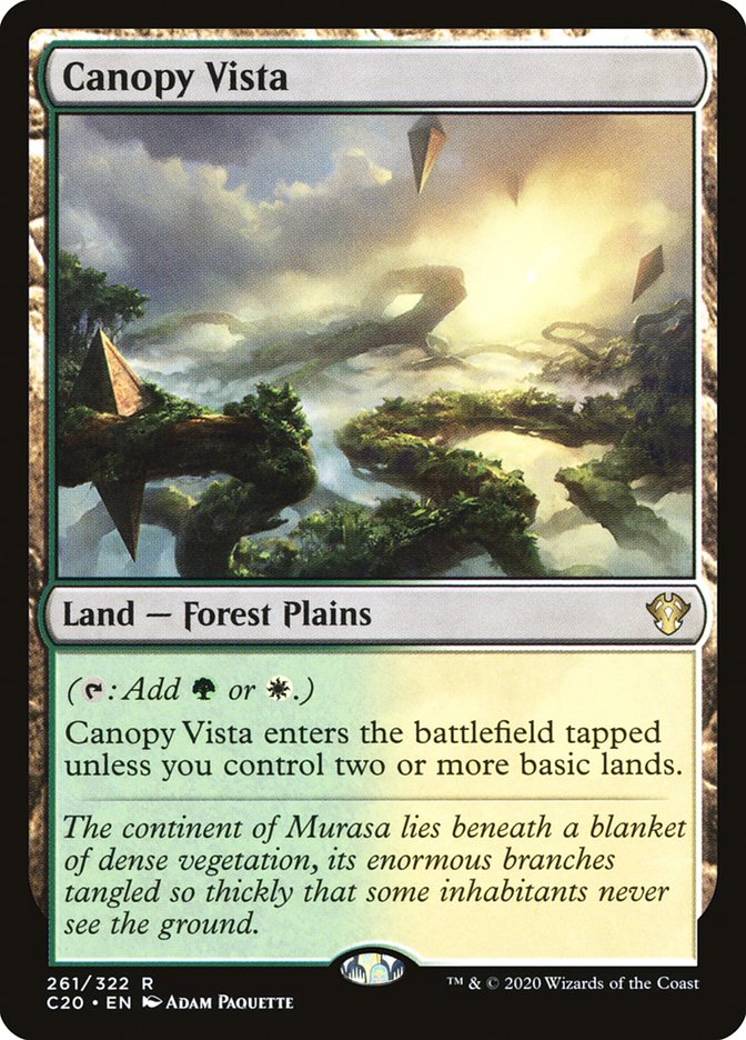 Canopy Vista [Commander 2020] | PLUS EV GAMES 